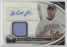 2013 Bowman Platinum Auto Relic Michael Choice #AR-MC Auto 2d8