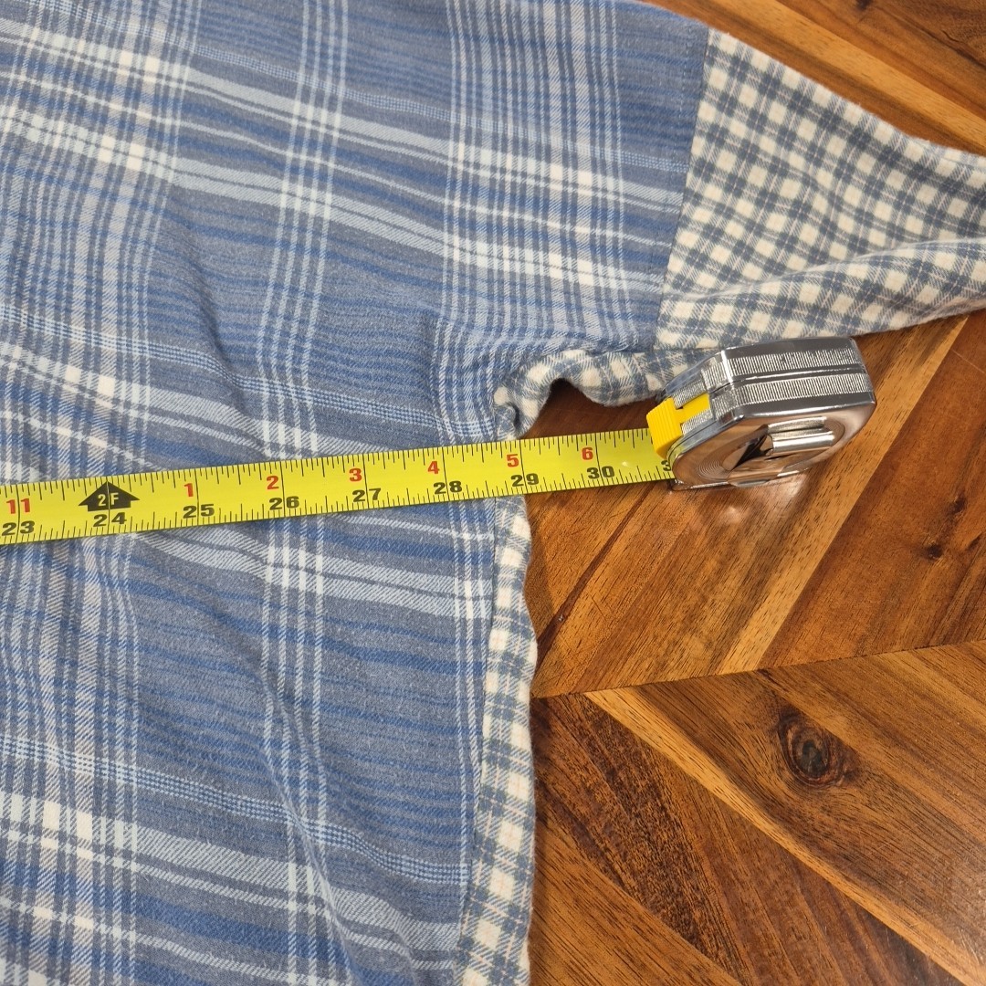 American Eagle Oversized Button Down Collard Flan… - image 11