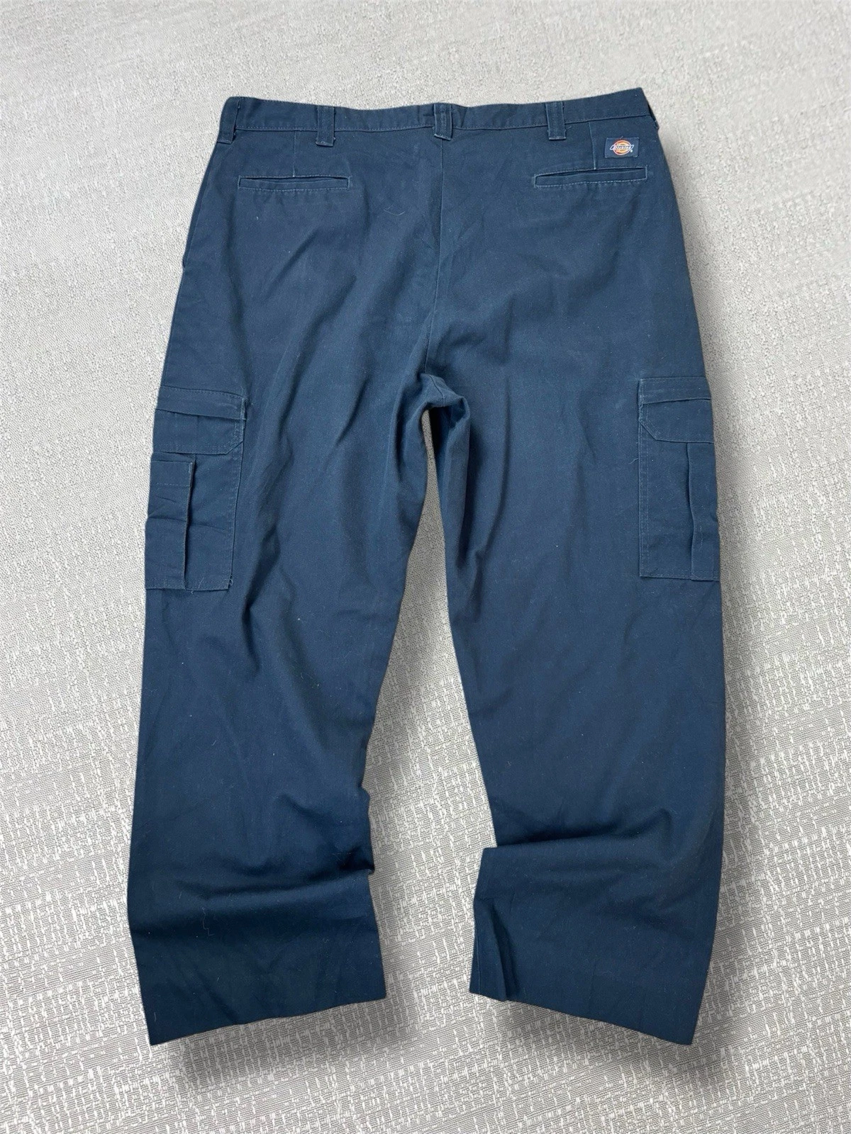 Dickies Cargo Trousers Mens Size W40 L28 Navy Designer Vintage Workwear 90s Y2K