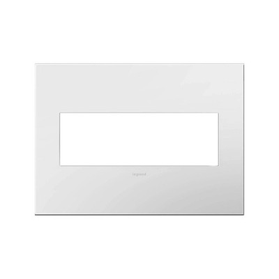 Legrand AWP3GWH4 3Gang Wall Plate Gloss White Decorator Switch Cover