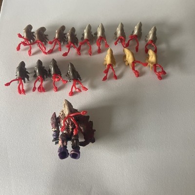 Halo Mega Construx 16 Mixed Color Flood Infection Forms Plus Custom Flood Elite