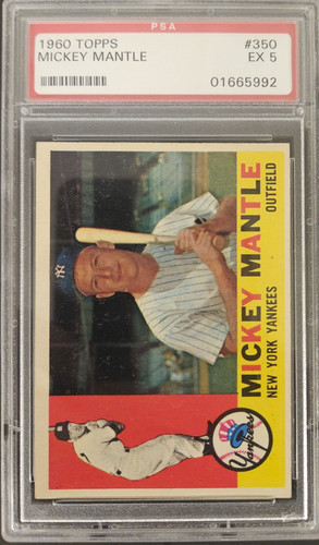 1960 Topps 350 Mickey Mantle PSA 5
