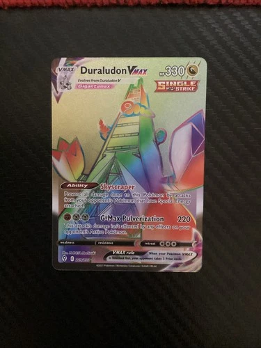 Pokemon Duraludon 219/203 VMAX Secret SWSH07 Evolving Skies Near Mint