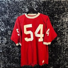 Vintage 60s Russell Southern Red Football Jersey 54 Sz XL