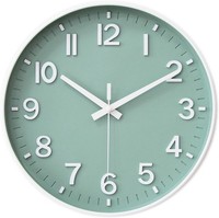 Wanduhr 25Cm Lautlos Schleichende Sekunde Arabische Ziffern FüR Wohnzimmer KüChe