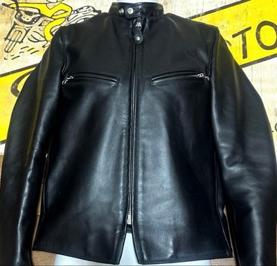 Schott 641XX Leather single Riders Jacket Blouson Men Size 34 Genuine