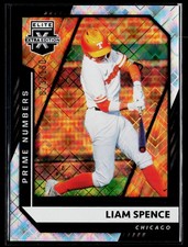 2021 Panini Elite Extra Edition #154 Liam Spence Prime Numbers C Die Cut 190