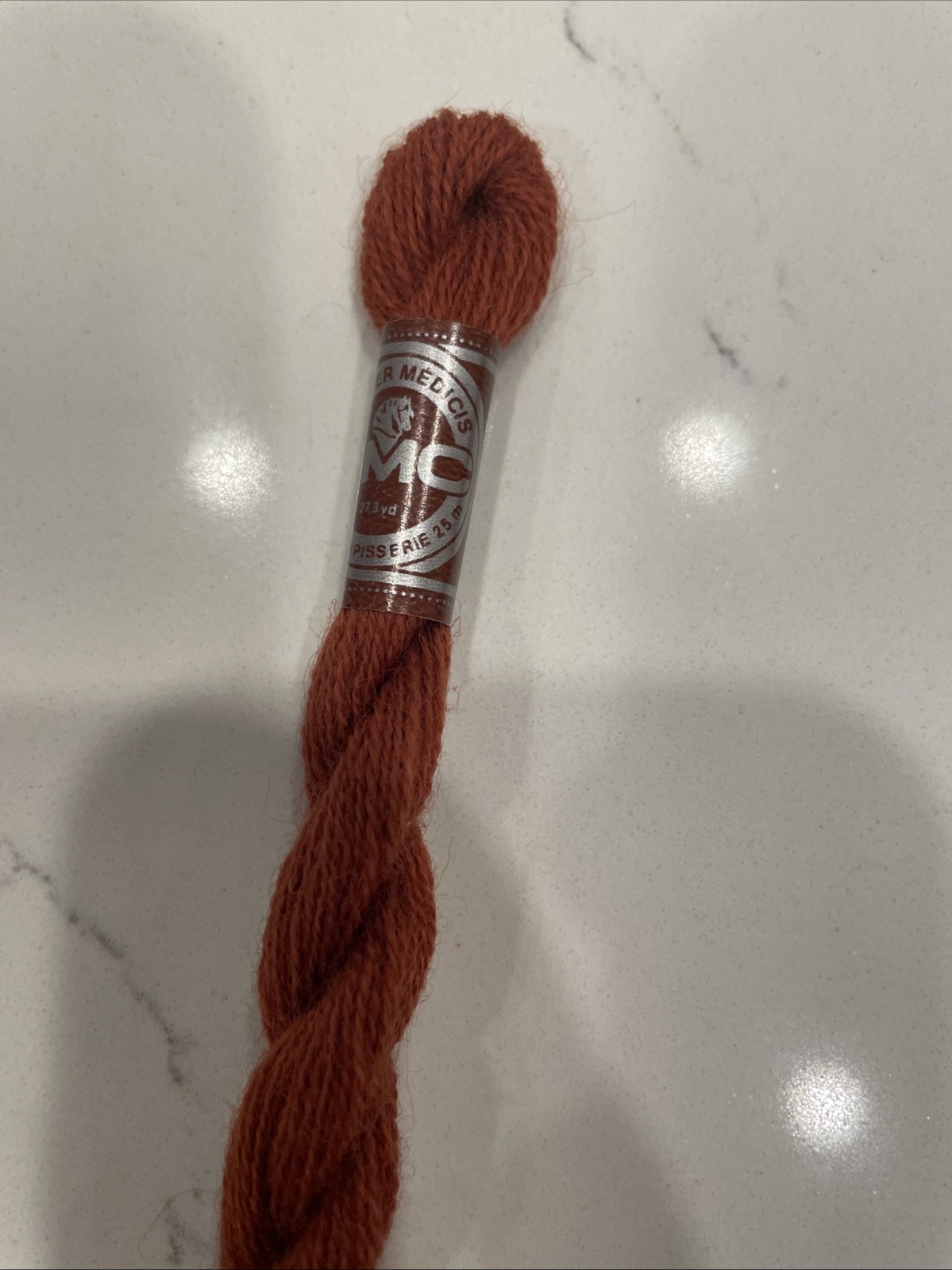 DMC Broder Medicis Laine Tapestry Wool 25 Meter Skein - Color 8104 - Brown