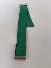 Whoop 4.0 superknit band strap - Viper Green With Silver Buckle