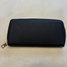 Women s Black Zip-Around Wallet Organizer w/ ...
