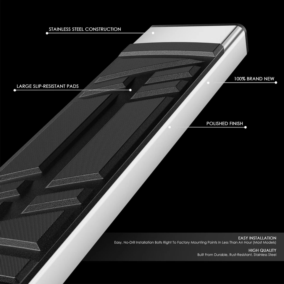 Подножки с удлиненной кабиной 6,5 дюйма для Ford F250 F350 F450 SD 1999-2016 годов выпуска - Изображение 2 из 4