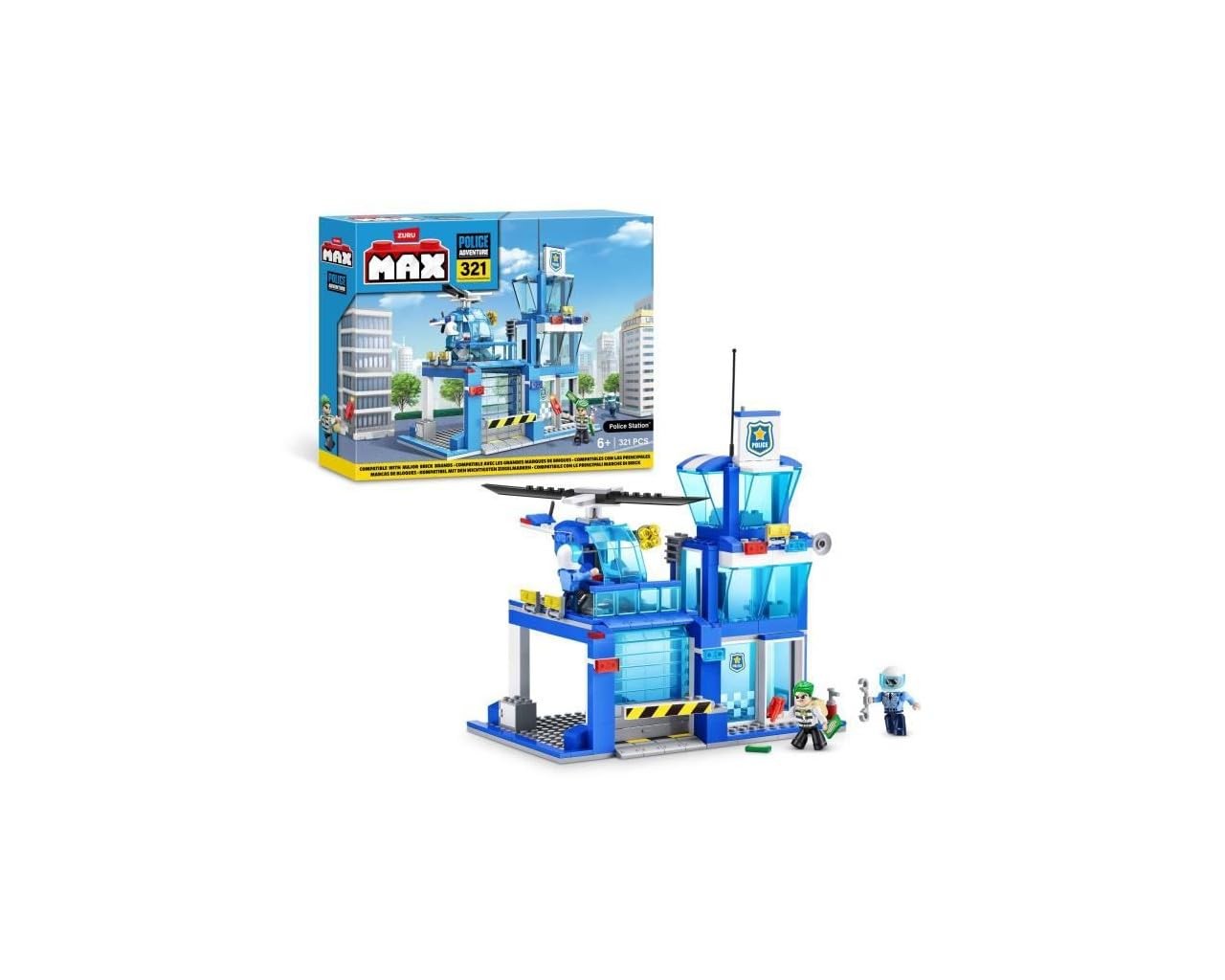 Набор для полицейского участка Zuru Max Adventure из 321 предмета 8090₽