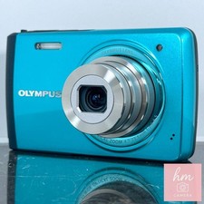 OLYMPUS STYLUS VH 410 Blue 16 Megapixels Optical 5x Zoom Wide Angle 26mm Touch P
