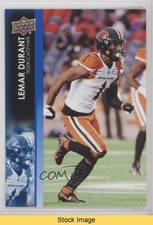 2022 Upper Deck CFL Blue Lemar Durant #36 READ m7v