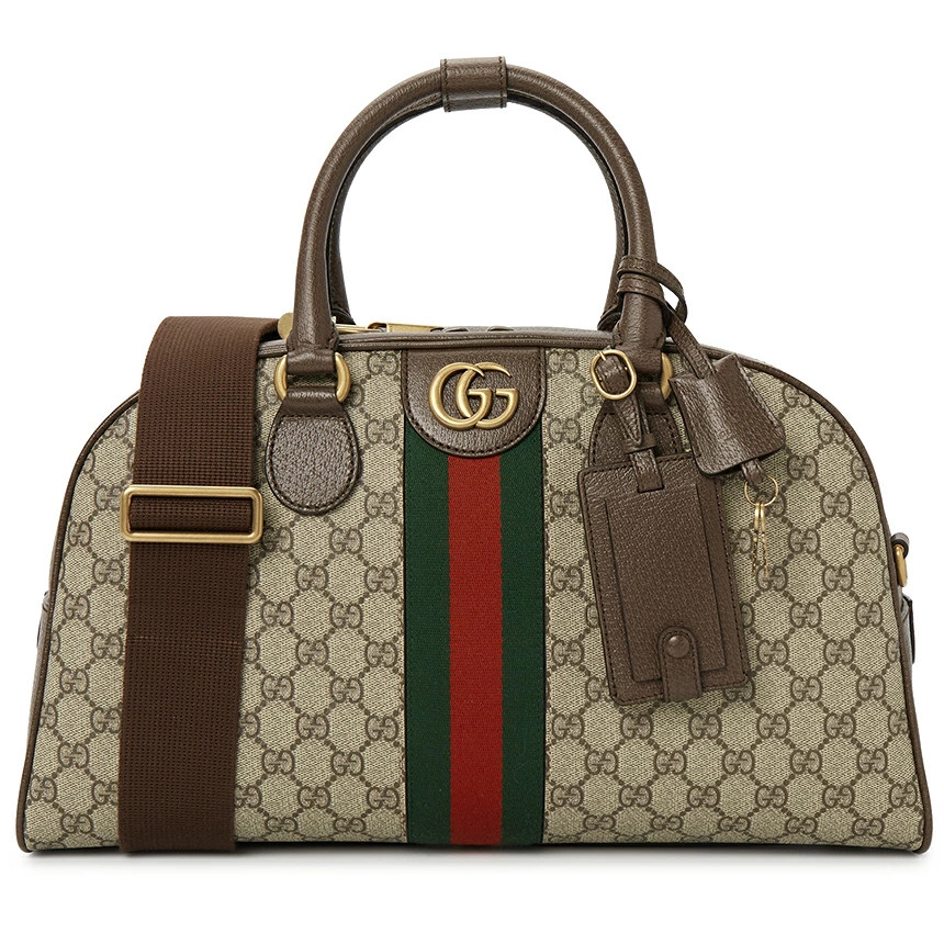 GUCCI Cosmogonie SAVOY Top Handle Tote Bag Shoulder Bowling | eBay