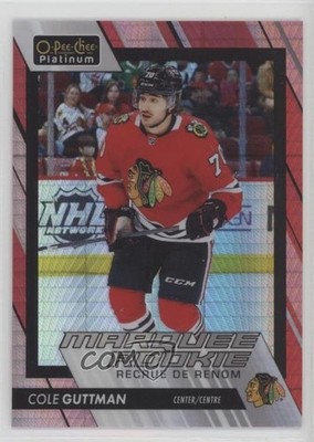 2023 O-Pee-Chee Platinum Marquee Rookies Red Prism Cole Guttman Rookie RC 02qc