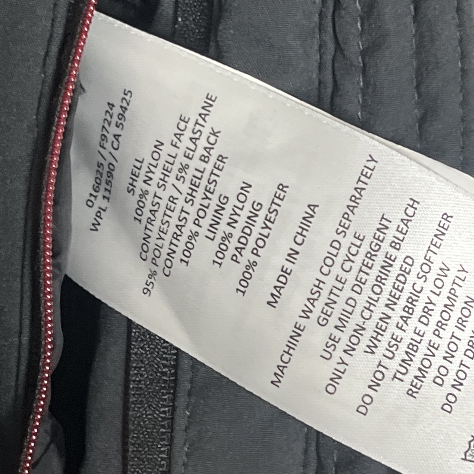 TUMI Quilted Softshell Full Zip Jacket Gray and Black Men's Size 2XL image 8