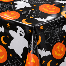 Partytischdecke Lackfolie 100 x 250 cm Eckig gefaltet Abwaschbare Tischdecke