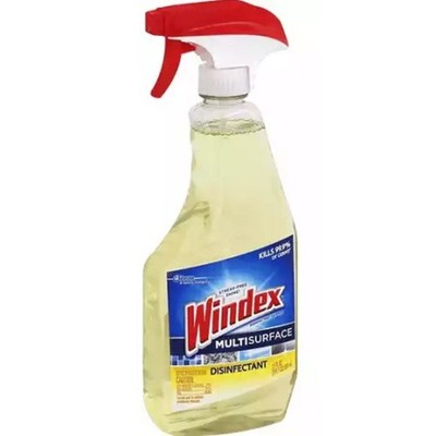 2x Windex Multi Surface Disinfectant Cleaner Spray Sanitizer Household 23oz
