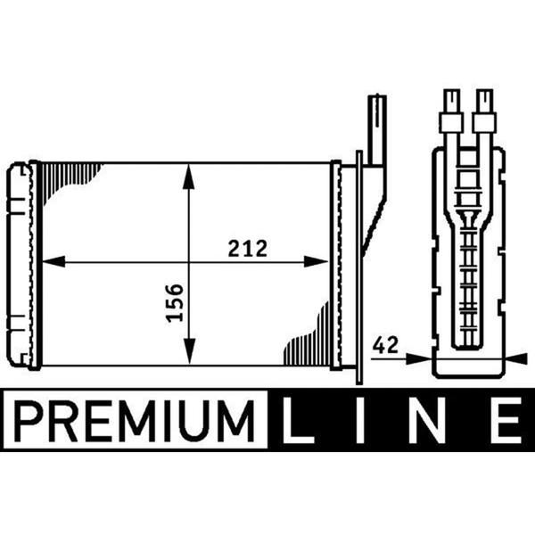 Mahle WÄRmetauscher HeizungskÜHler Passend FüR Renault 11 9 Espace Rapid Super-image
