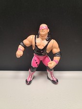 Bret Hitman Hart WWE WWF  Hasbro 1992 Series 4 Wrestling Figure