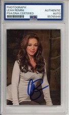 LEAH REMINI SIGNED KING OF QUEENS SEXY PHOTOGRAPH PHOTO PSA DNA COA AUTOGRAPH