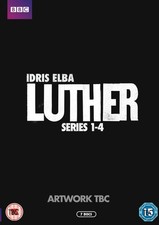Luther - Series 1-4 DVD Idris Elba Ruth Wilson Brian Kirk UK IMPORT 