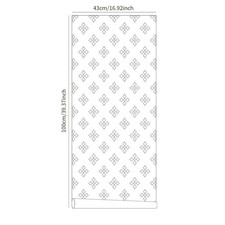 Matt Fensterfolie statisch haftend Vinyl Bad Sichtschutz Lichtfilter