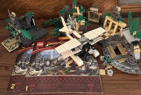 LEGO Indiana Jones: Temple Escape (7623) Incomplete set 1 Minifigure & Box