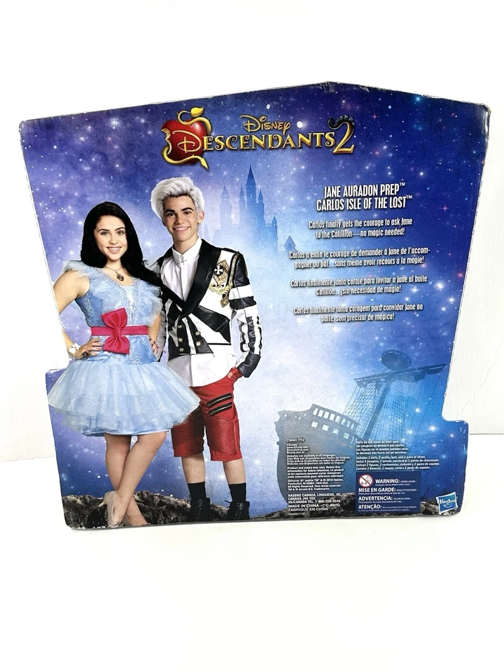 Disney Descendants 2 Twin Pack Jane Auradon Prep y Carlos Isla de los Perdidos Nuevo en Caja Foto 3 de 4