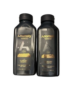 2 Anomaly Vegan Eucalyptus Clarifying Charcoal Shampoo Deep Clean 11 fl oz ea