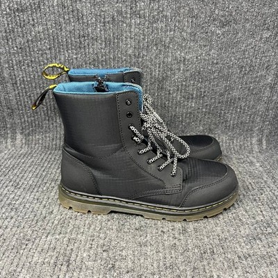 Martens Combs Cap Tech Side Zip Boots Black Women's Size