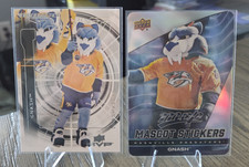 UD MVP - Mascot Stickers Gnash MS-15 & Mascot Talent MT-1 - Nashville Predators