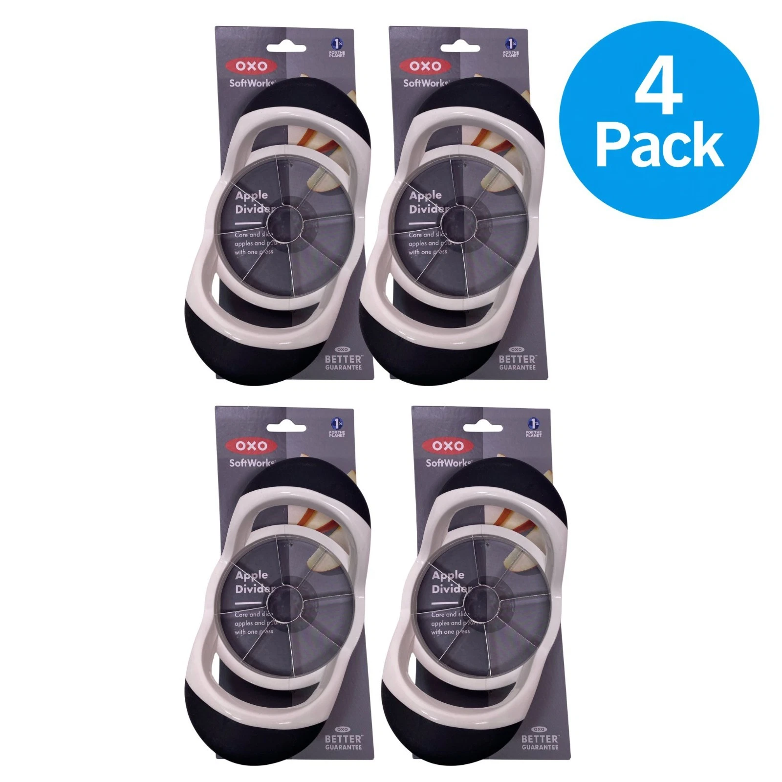 OXO SoftWorks Apple Divider Cutter 4 Pack New
Opens in a new window or tab