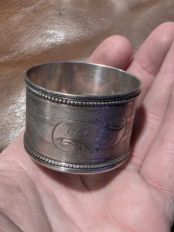 Vintage Sterling Silver Napkin Ring