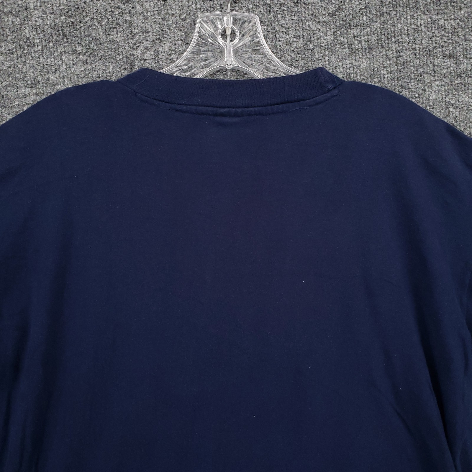 VINTAGE Roma T Shirt Mens L Large Blue Graphic Print Short Sleeve Pullover 90s