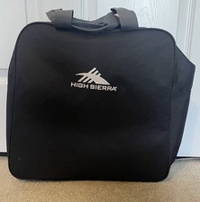 High Sierra Ski Boot Bag Only, Black/Mercury, One Size NWT