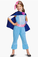 Disney Pixar Toy Story Bo Peep Costume Jumpsuit Cape Accessories 3T-4T
