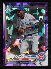 2021 Bowman Sapphire Chrome Prospects Purple Refractor 6/20 Ed Howard 0m4q