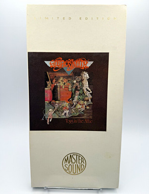 1993 Aerosmith Toys in the Attic CD Limited Edition 24k Gold Master Sound