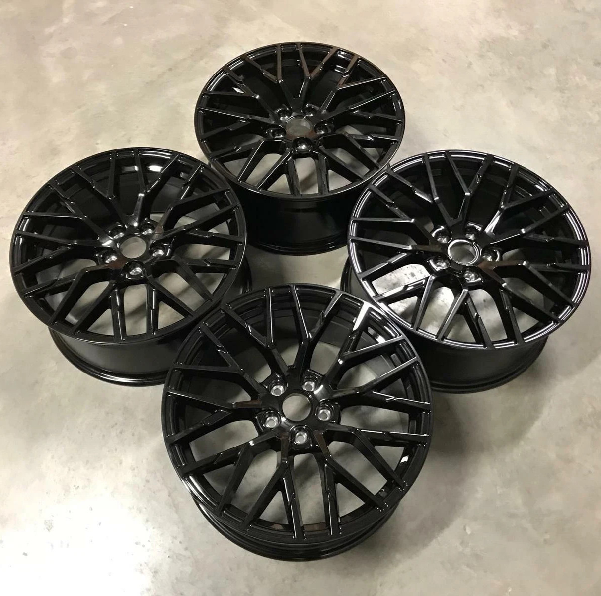 18X8" ET35 AUDI R8 V10 STYLE WHEELS 5X112 RIMS FITS A3 S3 A4 S4 A5 S5 A6 S6 A7