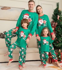 Christmas Pajamas For Family Matching Family Christmas PJs Sets Santa Claus Prin