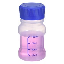 100ml Thickened Media Storage Bottles, Graduated Bottle, Transparent Round 