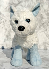 Ganz Webkinz Wintermint Husky HM785 - Blue and White Plush Dog. No Code. Used
