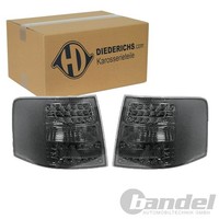 Diederichs Tuning LED RÜCkleuchten Satz Schwarz Klarglas Passend FüR Audi A6