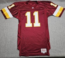 VINTAGE Washington Redskins Jersey Mens 42 Red NFL Football 11 Wilson Mesh