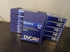 Case of 11 Sony DVCAM PDVM-12N Advanced Metal Evaporated Tapes - NEW