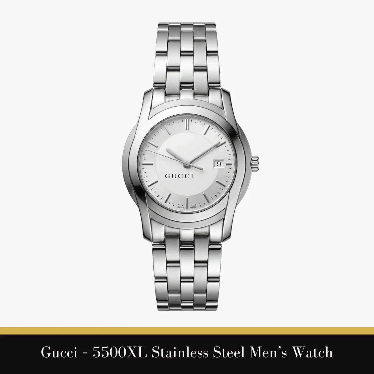 Stainless Steel Case Men Gucci 5500 Wristwatches for sale | eBay