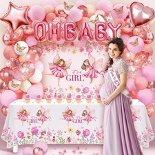 Festone Holografico Per Compleanno 9 Anni Rosa - 3,9 Metri Con 11 Bandiere