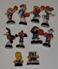 Série complète fèves looney tunes space jam warner bros titi basket